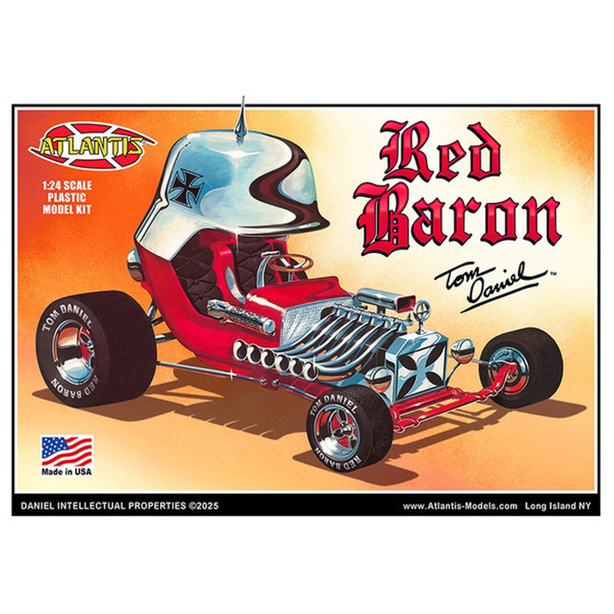Image of 1/24 Tom Daniel Red Baron Show Car Plastic Model w/ Trading