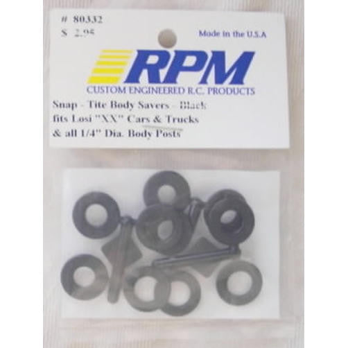 1/4' Black SNAP TITE BODY SAVERS