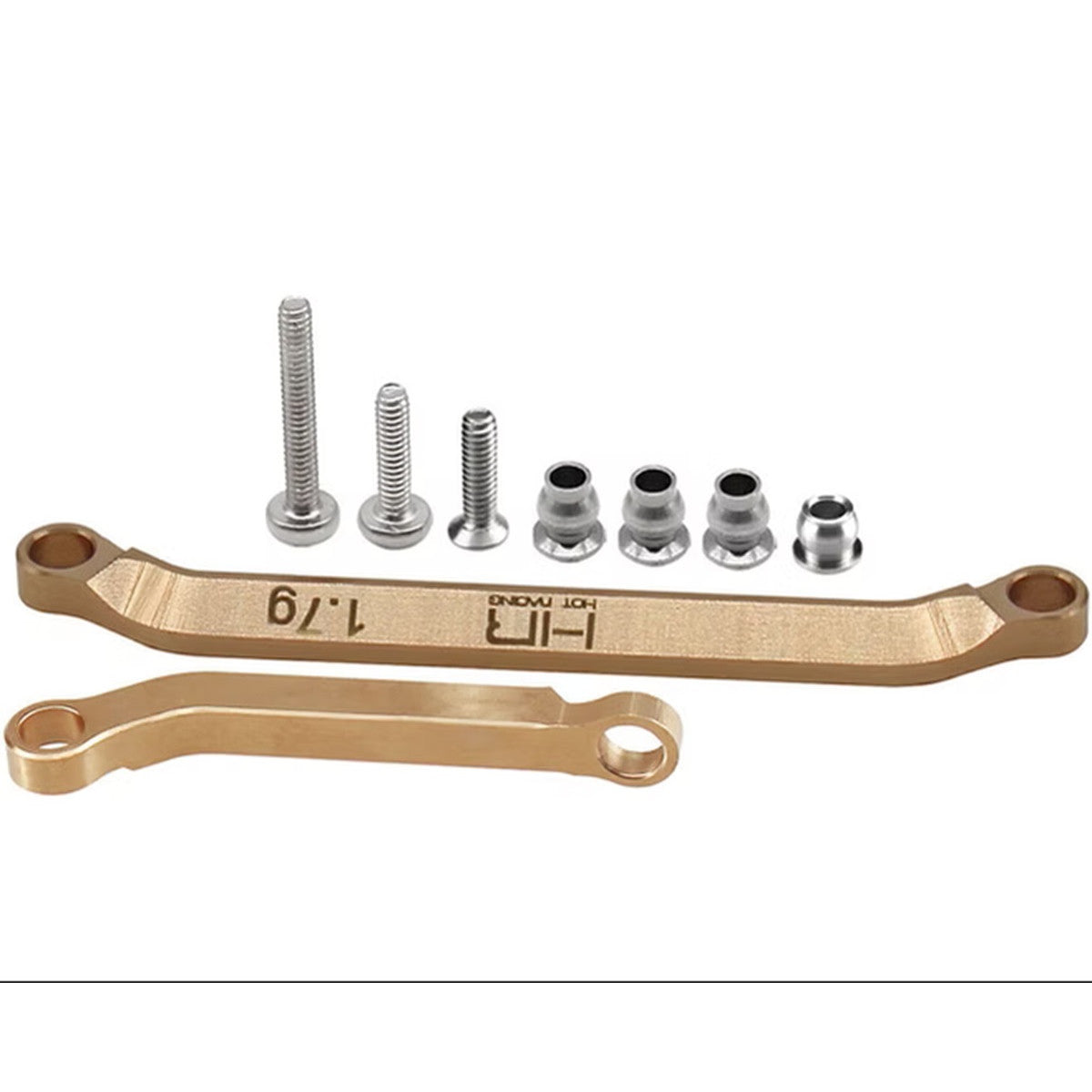 Image of Brass TT Steering Fix Links, for the SCX30
