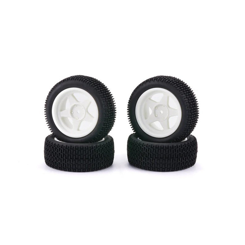Image of M48S Dirt Spec Tire Set Mounted on 5 Spoke Wheel
