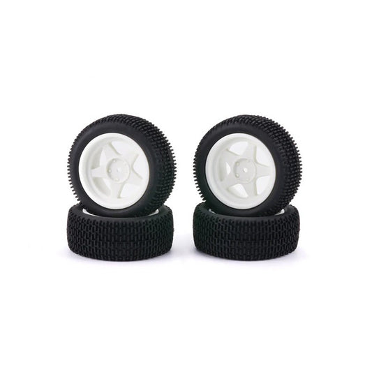 Image of M48S Dirt Spec Tire Set Mounted on 5 Spoke Wheel