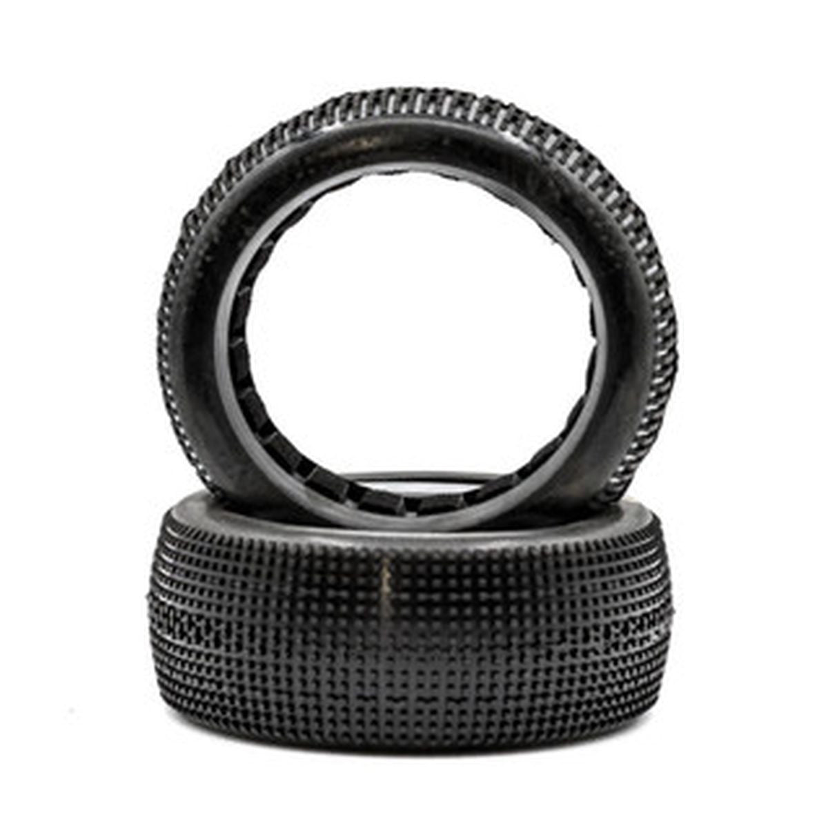 Image of Aurora - 1/8 Buggy Tires w/ Inserts (1 Pair) Soft (Yellow)