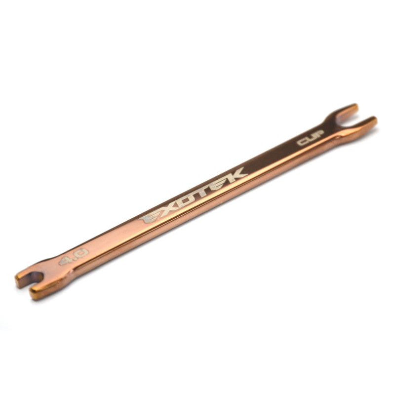 Image of 4mm Turnbuckle Wrench w/4.75 Cup Popper, Polished Steel