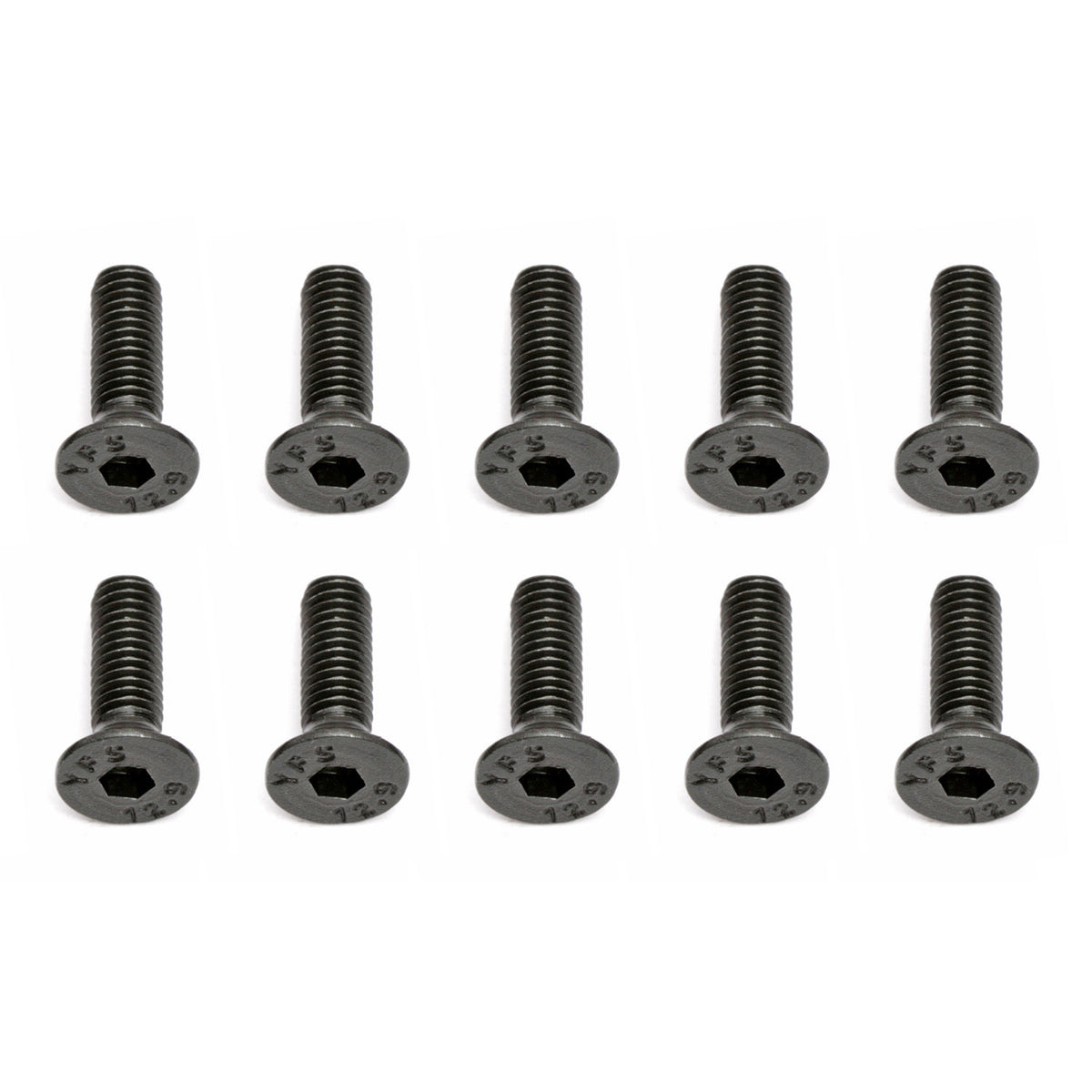 Image of M3X10mm Flat Head Hex Screw (10)