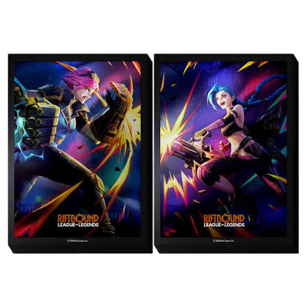 RIFTBOUND: LEAGUE OF LEGENDS TCG VENDETTA VI VS JINX ART SLEEVES 100CT (40)