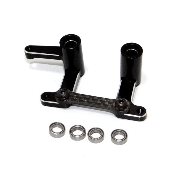 Image of Aluminum/CF Steering Bellcrank & Draglink, for Traxxas Bandit