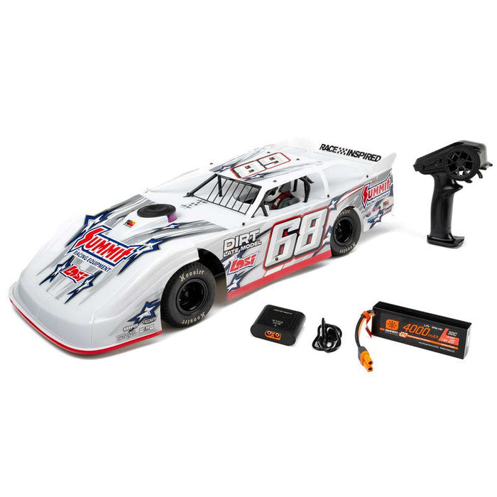 22S Dirt Late Model, 1/10 2WD RTR Dirt Oval, RTR, Summit Racing (Battery and Charger Included)