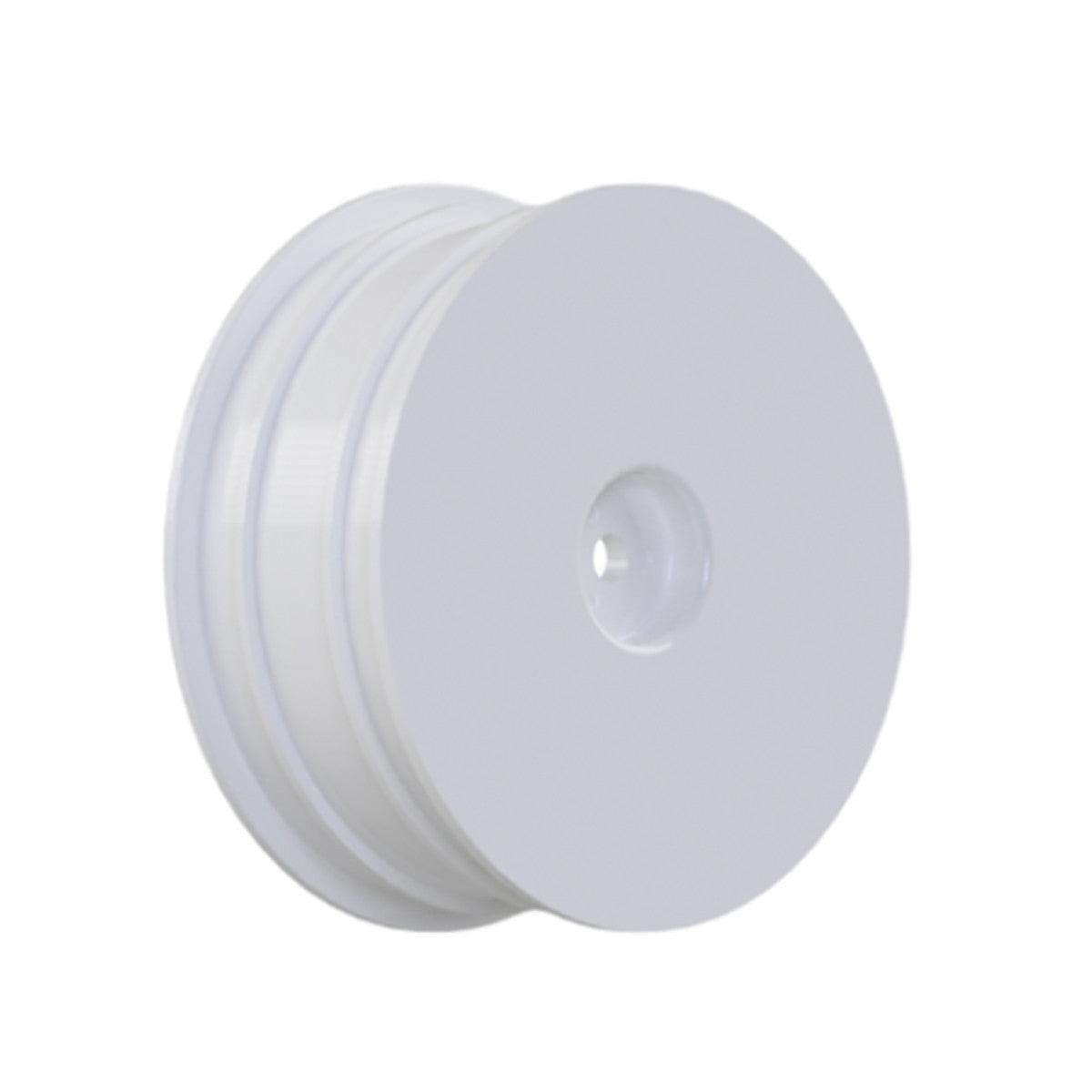 Image of 2.2" 1/10 2WD Front Wheels (White) (2) (B6/RB6)