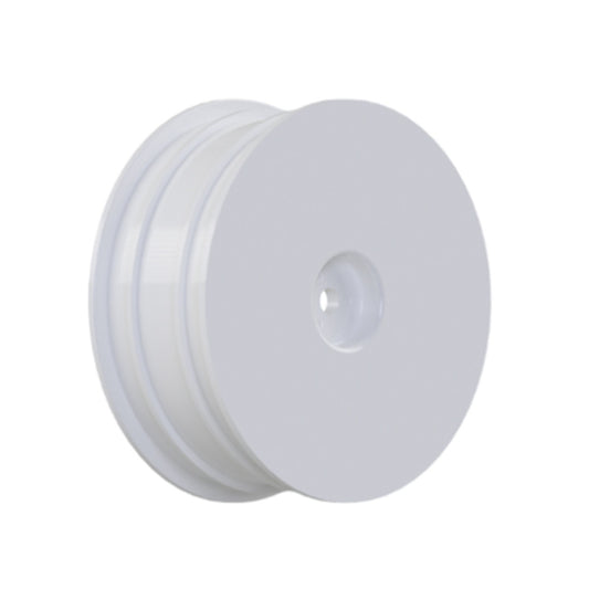 Image of 2.2" 1/10 2WD Front Wheels (White) (2) (B6/RB6)