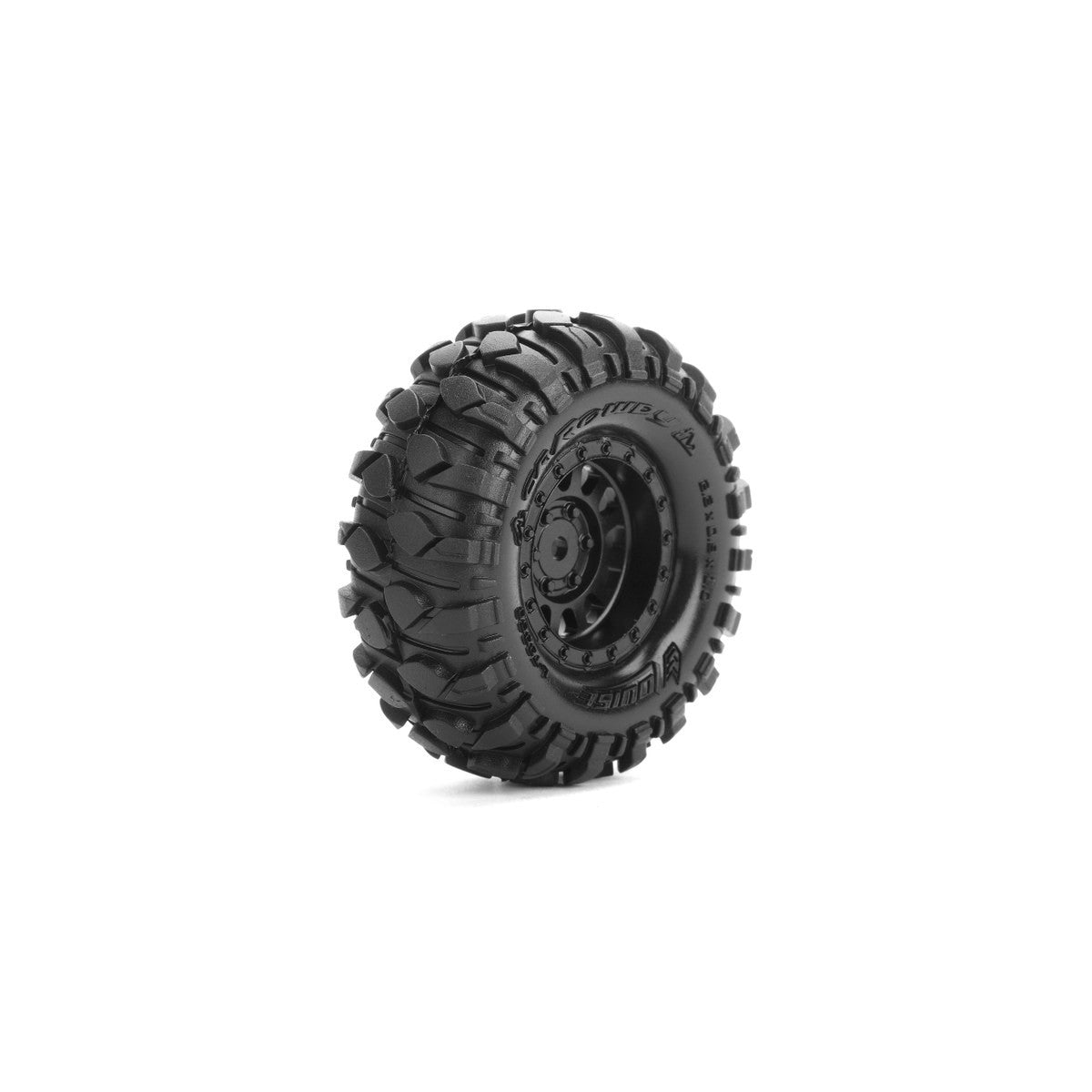 Image of CR-Rowdy 1/18, 1/24 1.0" Crawler Tires, 7mm Hex, Super