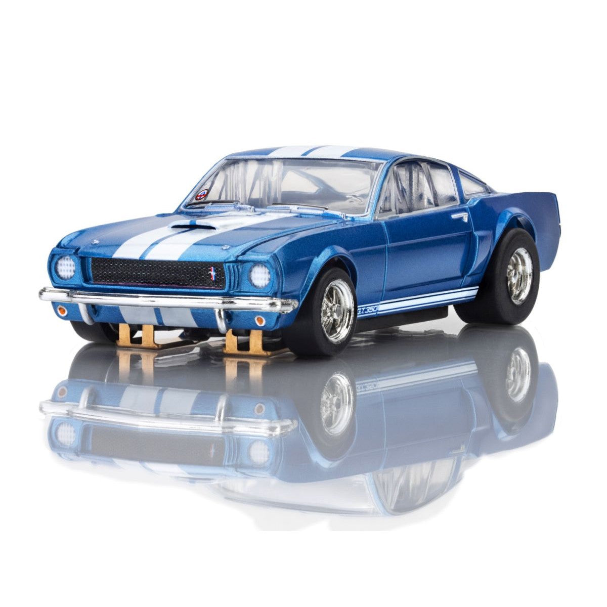 Image of Shelby GT350 1966 Blue / White Stripes