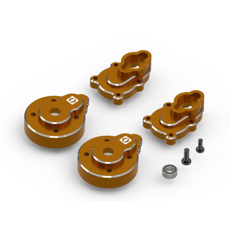 Image of Aluminum Portal Rear Hub Set (Orange / 2pcs), for Venture18