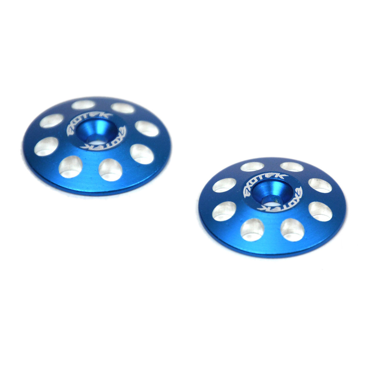 Image of 1/8 Blue XL Wing Buttons 22mm (2)