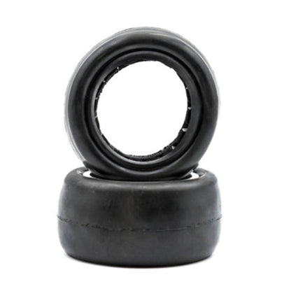Image of Slick - 2.2" Rear Buggy Tires w/ Inserts, Green, Yellow