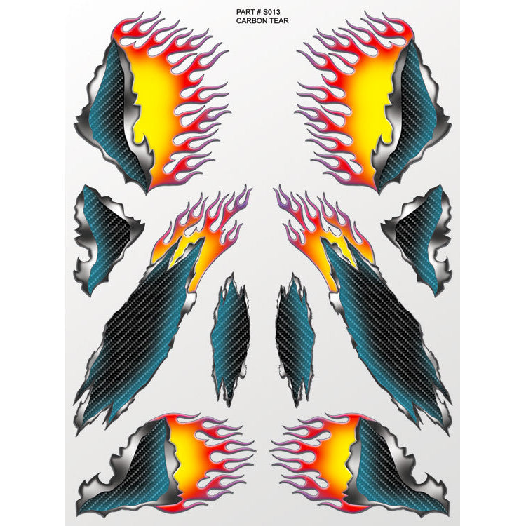 Image of Carbon Tear Sticker Sheet