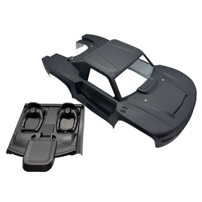 Image of 1/10 Matte Black Short Course Truck Body Shell (w/ Interior