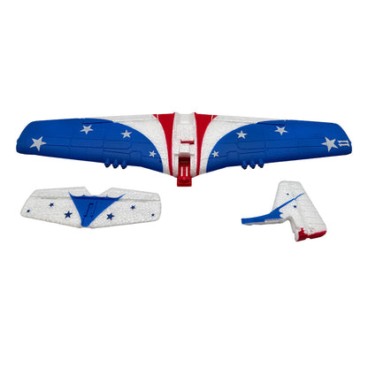 Image of Main Wing and Tail; P-51 Miss America