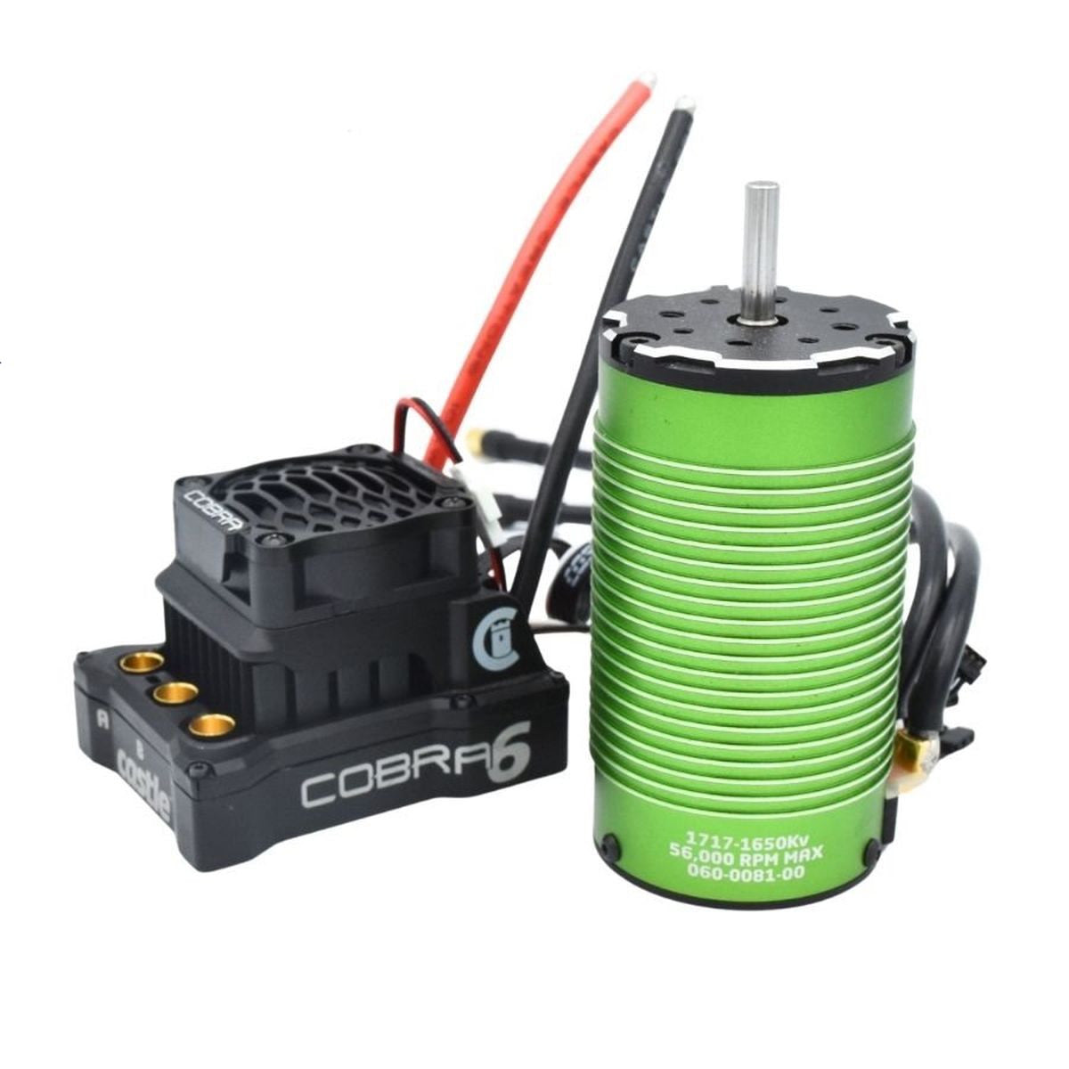 Image of Cobra 6, 33.6V, 8A Peak BEC ESC w/ 1717-1650KV Sensored