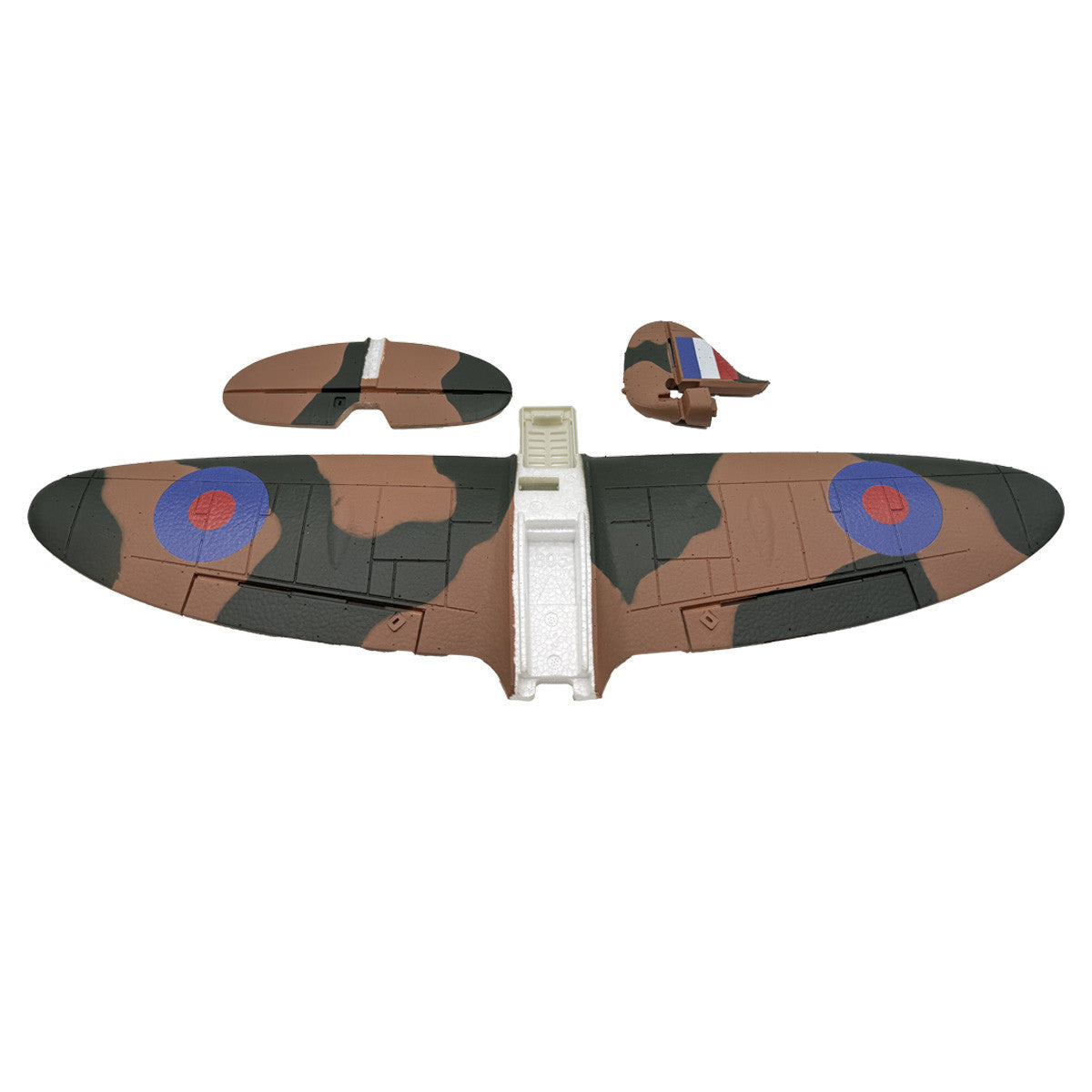 Image of Painted Main Wing and Tail Set; Spitfire BL