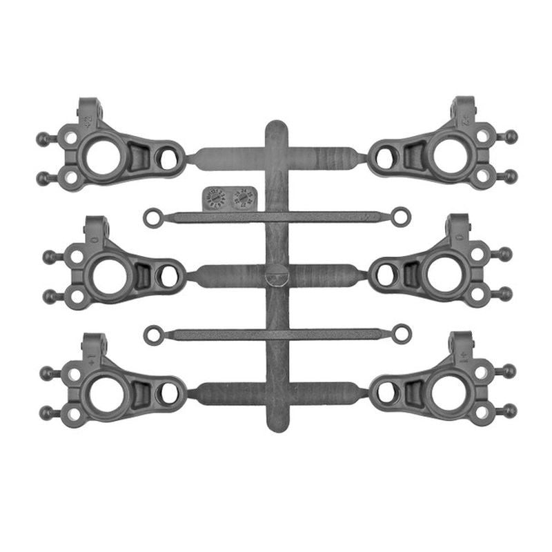 Image of RC10TC8 FT Carbon Steering Block Set
