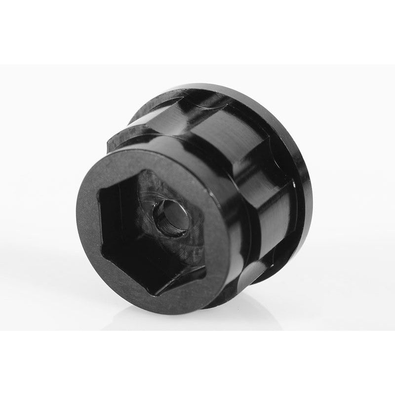 Image of 1.9"/2.2" 6 Lug Steel Wheel Hex Hub +9 Offset