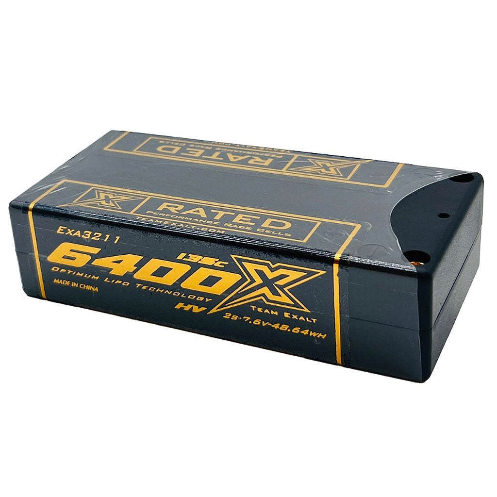 Image of 2S 7.6V 6400MAH 135C Shorty w/5mm Bullets HVX-Rated LiPo
