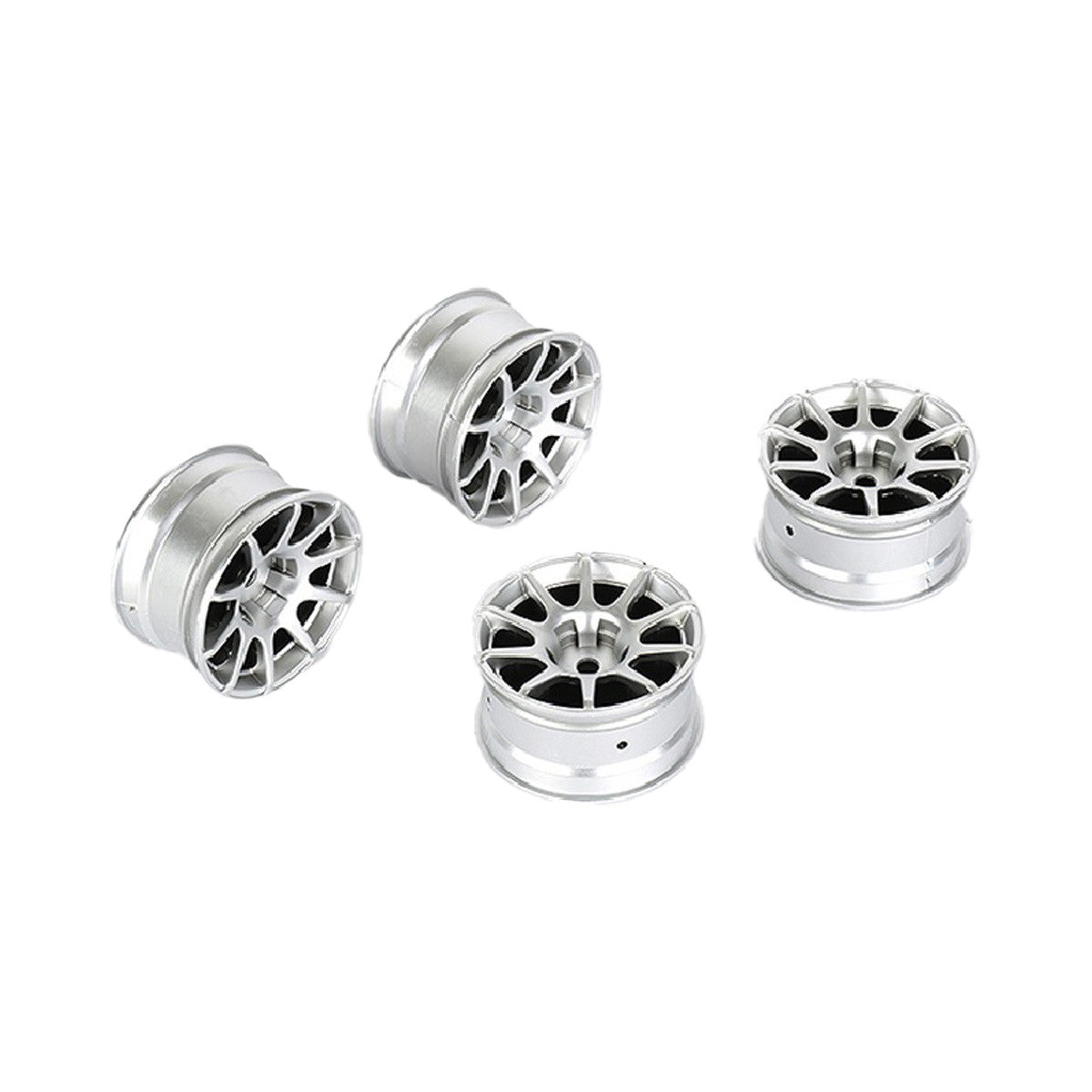 Image of 10 Spoke Wheel +4mm (Silver), for LMX