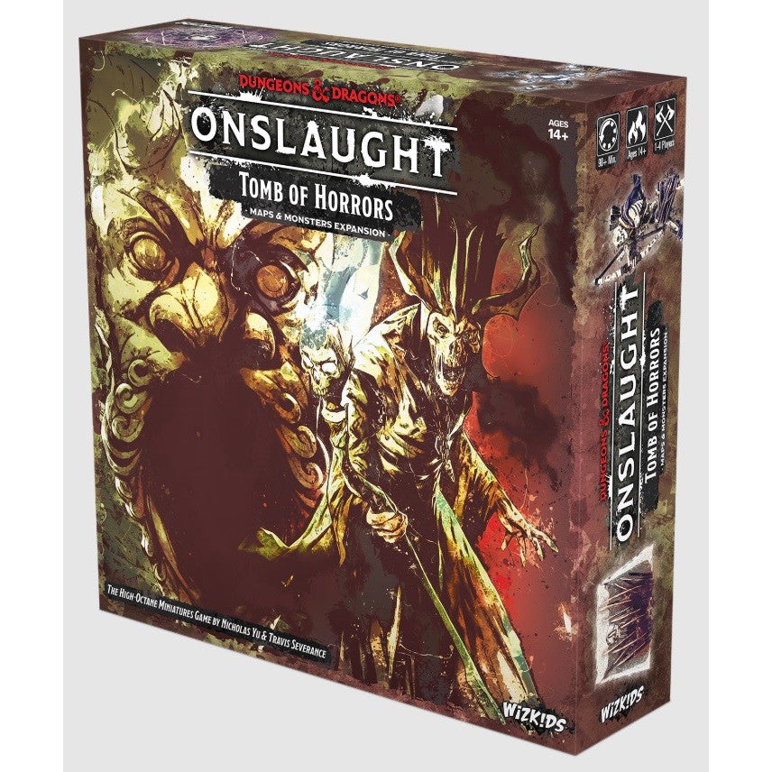 DND ONSLAUGHT EXPANSION - TOMBS OF HORROR MAPS & MONSTERS (6)