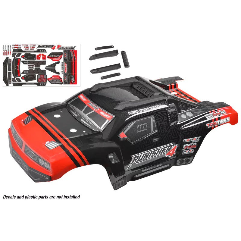 Image of Polycarbonate Body - Punisher 4 - Painted - Cut - Decals -