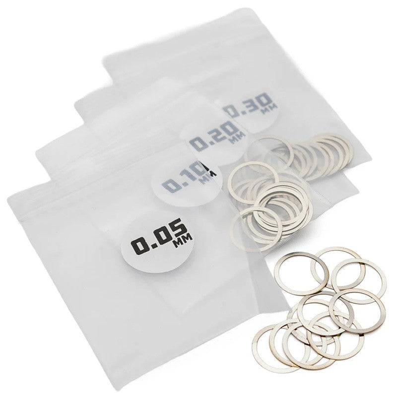 Image of MicroTune Shims - 12mm ID x 0.05, 0.10, 0.20, 0.30 - 10pcs