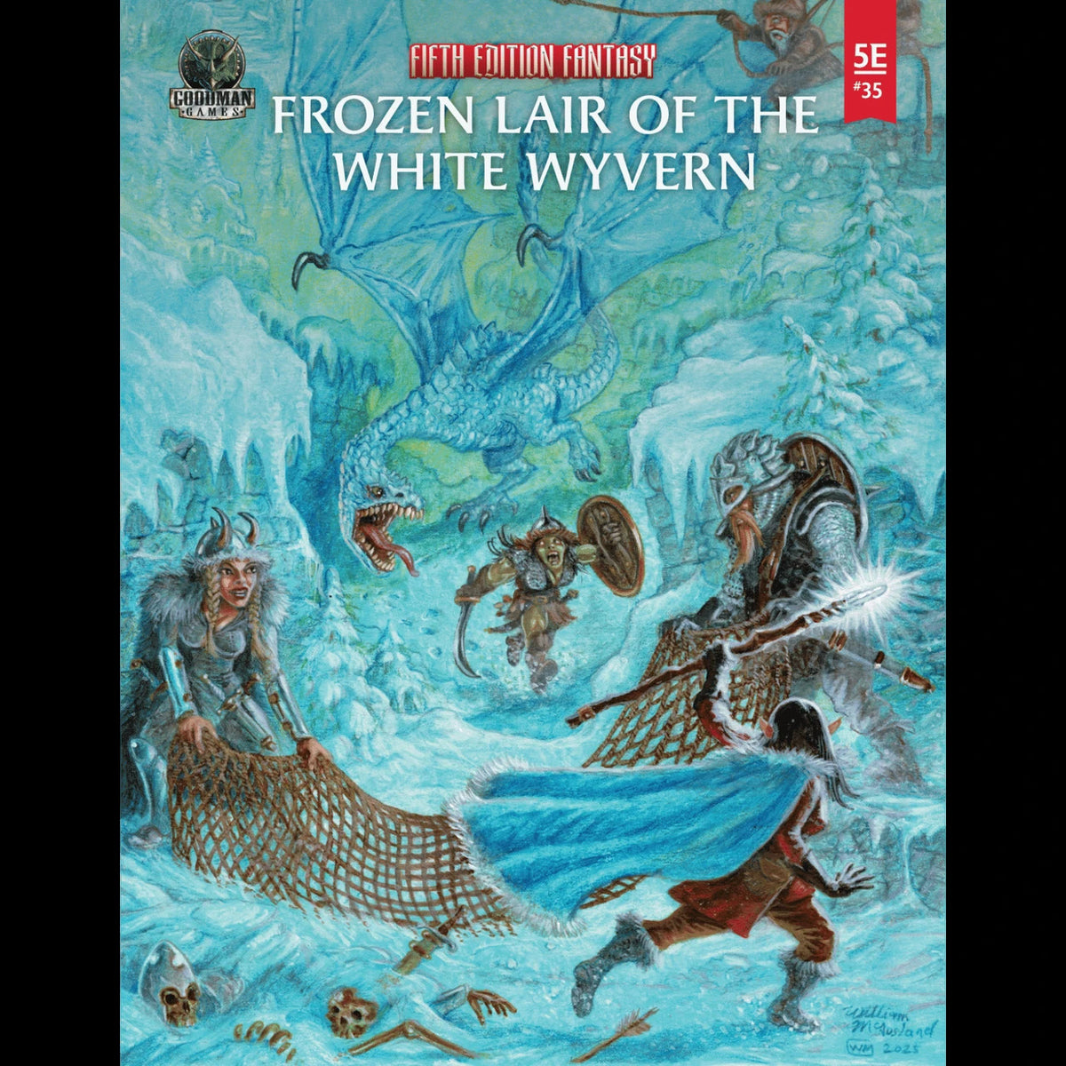 FIFTH EDITION FANTASY #35: THE FROZEN LAIR OF THE WHITE WYVERN
