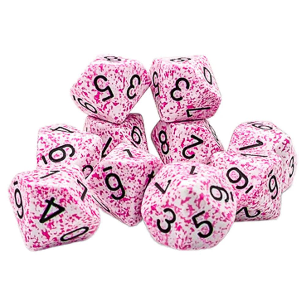 SPECKLED TEN D10 PINK SET