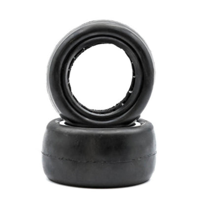 Image of Slick - 2.2" Rear Buggy Tires w/ Inserts, Red, Yellow
