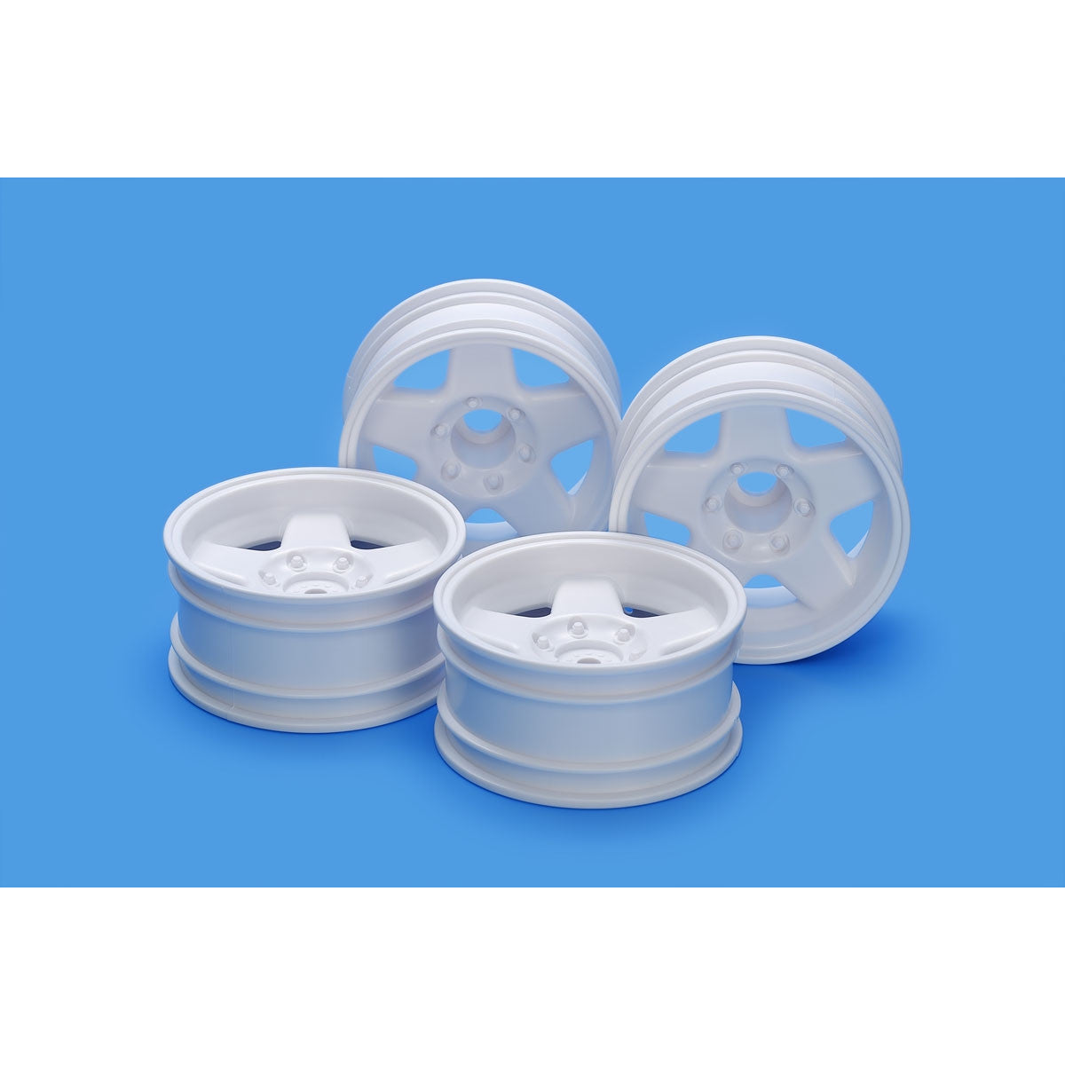 RC Hornet 1-pc LG DIA Wheels, Front/Rear