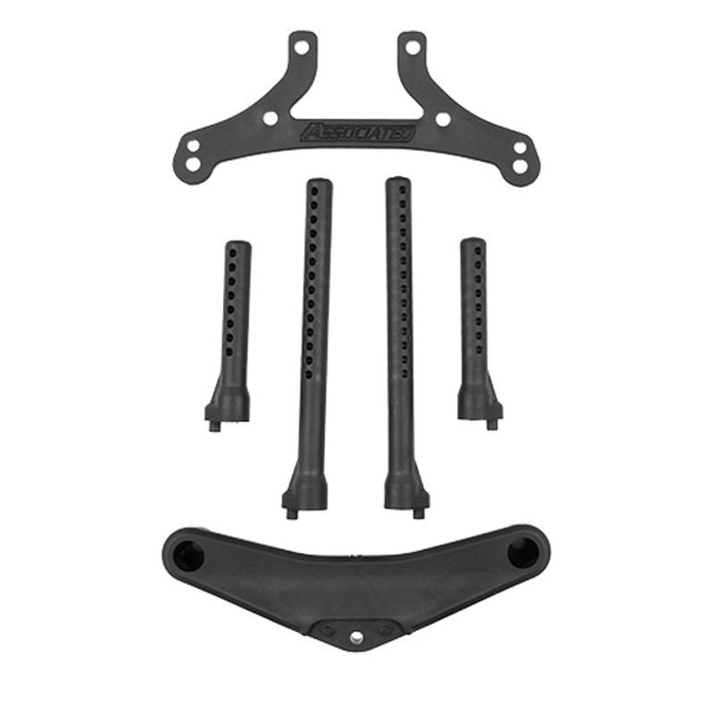 Image of RC10TC8 Front Bumper and Body Post Set