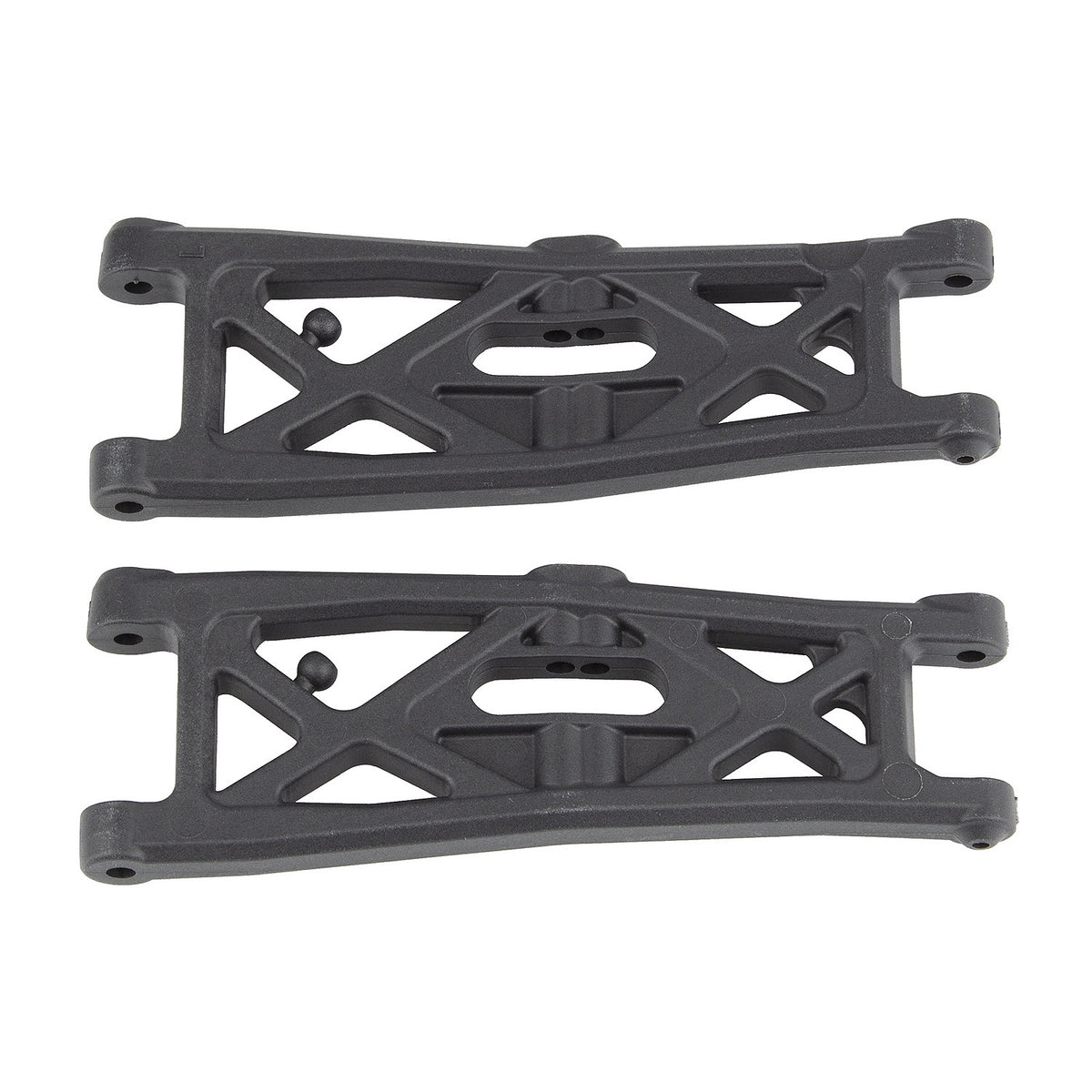 Image of RC10T6.2 FT Front Suspension Arms, Gull Wing, Carbon Fiber