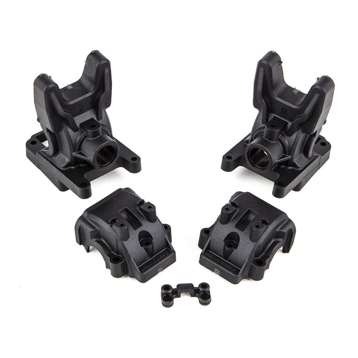 Image of RC10B74.2 Front Gearboxes, 0 and 2 Diff Heights