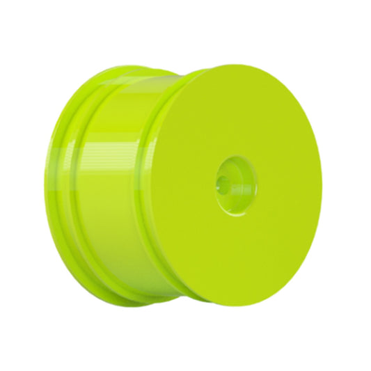 Image of 2.2" 12mm Hex 1/10 Rear Buggy Wheels (Yellow) (2)