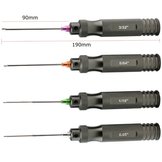 Image of Pro Series Magnetized Hex Tool Set Standard 0.05", 1/16",