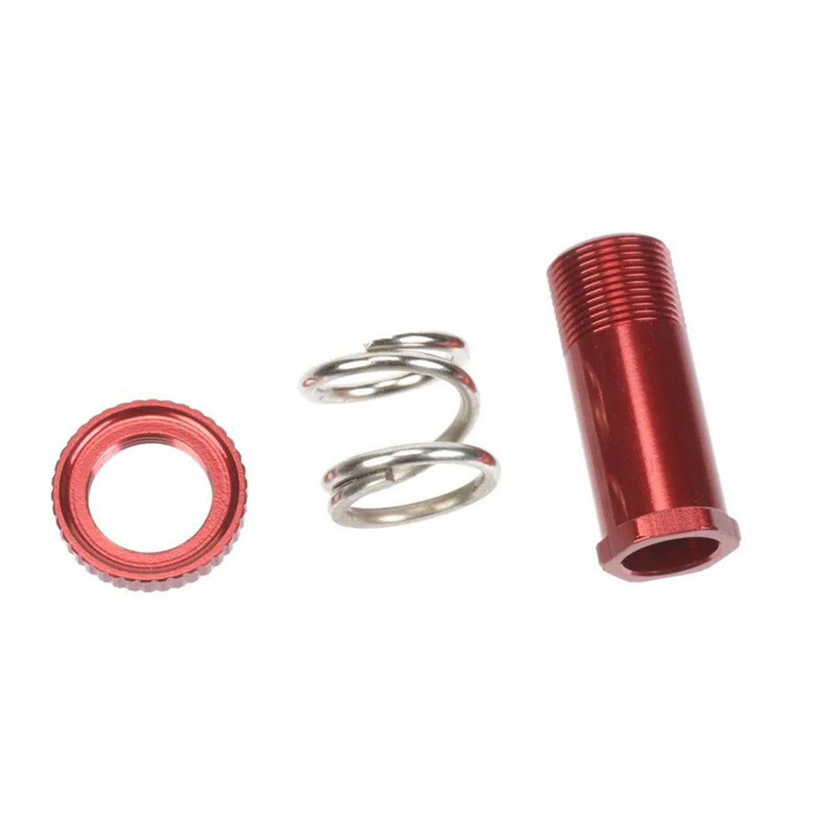 Image of Servo Saver Tube + Nut + Spring - Aluminium - 1 set