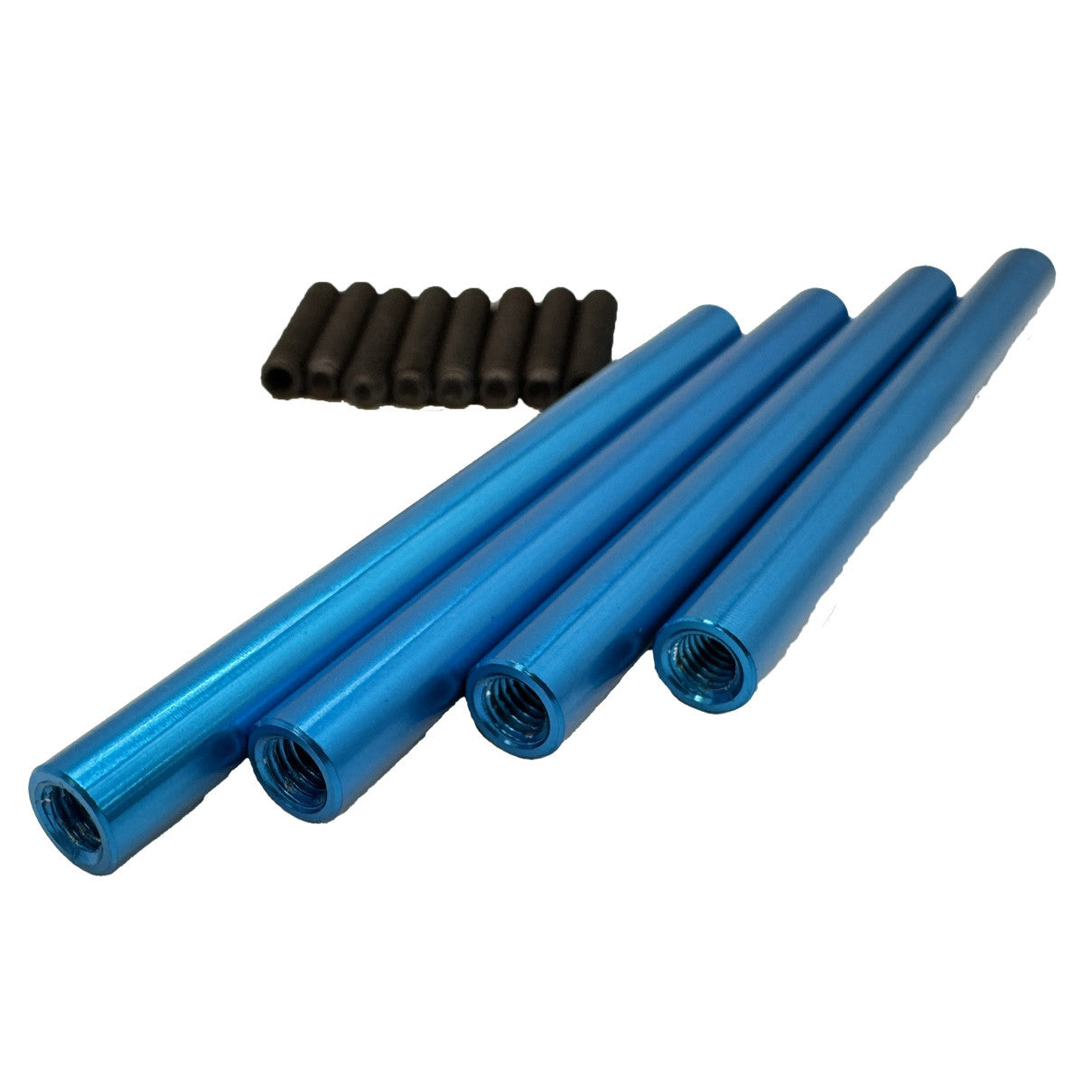 Image of Aluminum Link, Blue, 6x7mm M4 (4pcs)