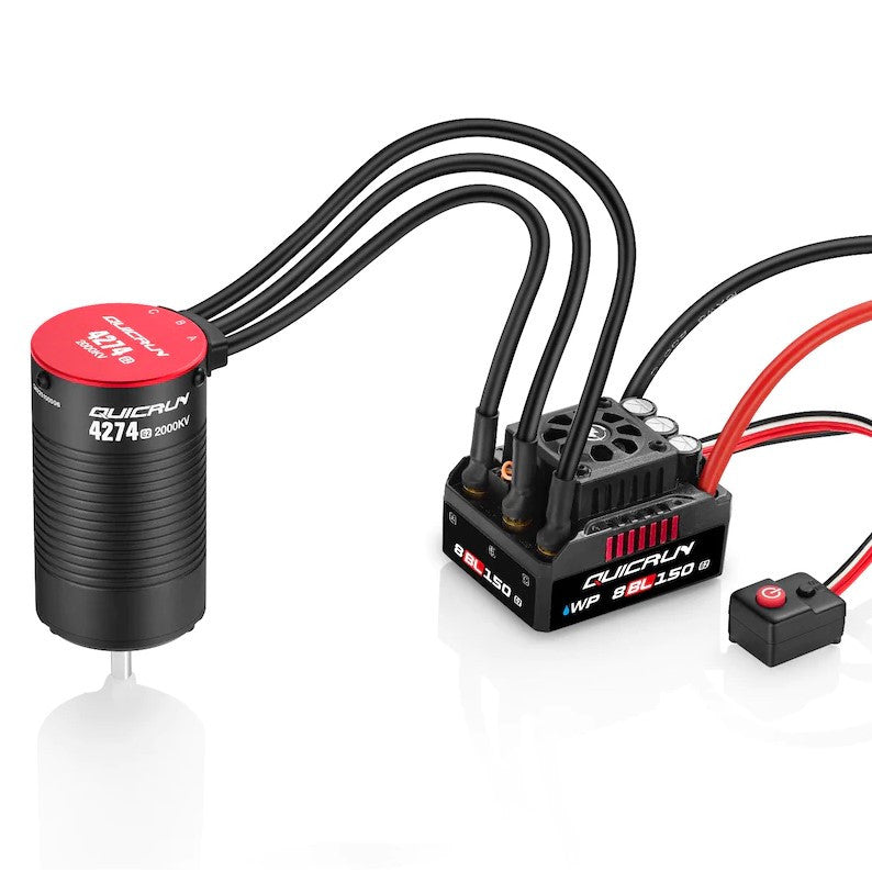 Image of Quicrun WP 8BL150 G2 ESC with Ezrun 4274 G2 Motor Combo