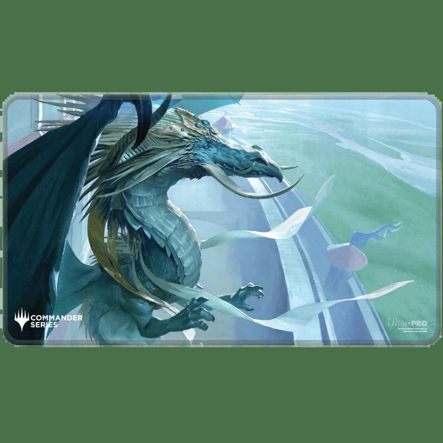 Magic the Gathering CCG: Commander Series - Three Color Shard - Q4 2024 Stitched Edge Playmat Ar...