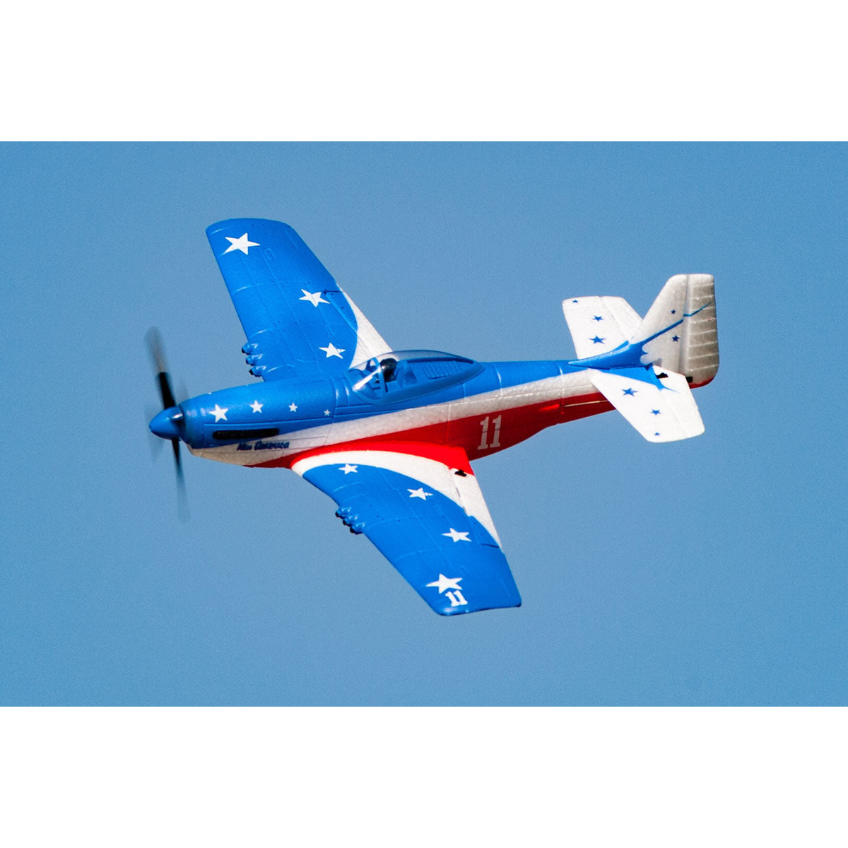 P-51D Miss America Micro RTF Airplane with PASS (Pilot Assist Stability Software) System
