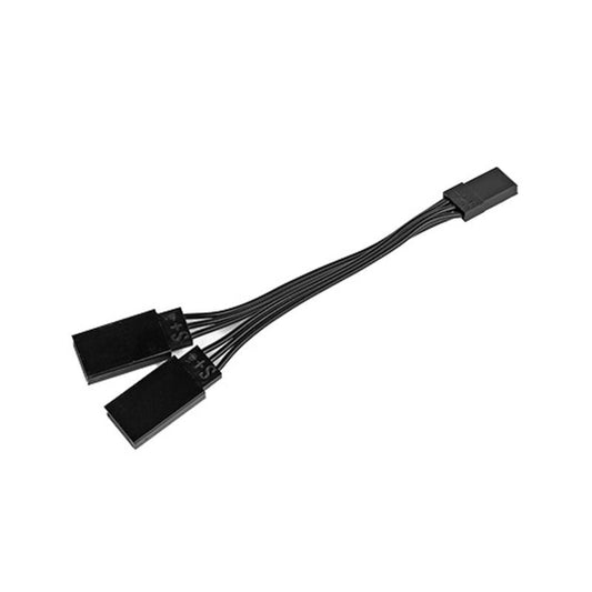 Image of Reedy Power RX/Servo Y-Connector 95mm, Black