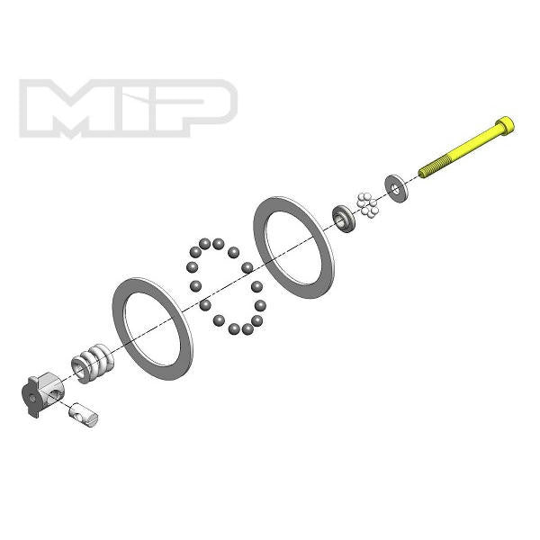 Super Diff Carbide Rebuild Kit, All Team Associated 1/10