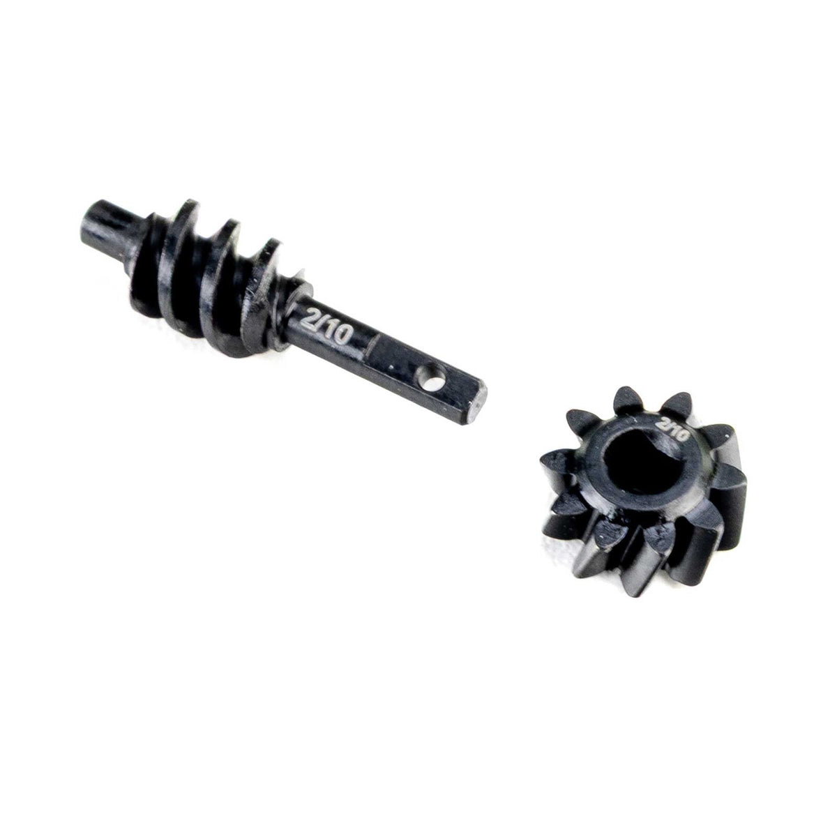 Steel Ring/Pinion Worm Gear, 2/10T, Axle: SCX30