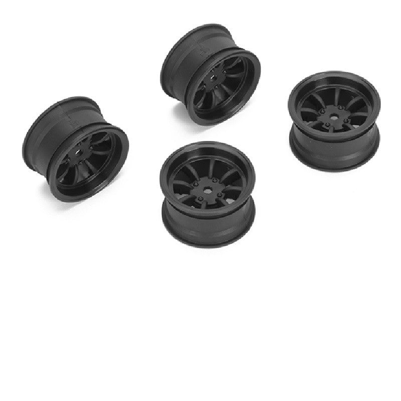 Image of 8 Spoke Wheel +4mm (Black), for LMX