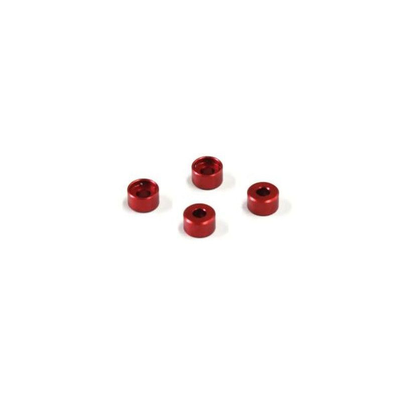 Image of Al Friction Mount Collar (3.0mm/Red/4pcs)