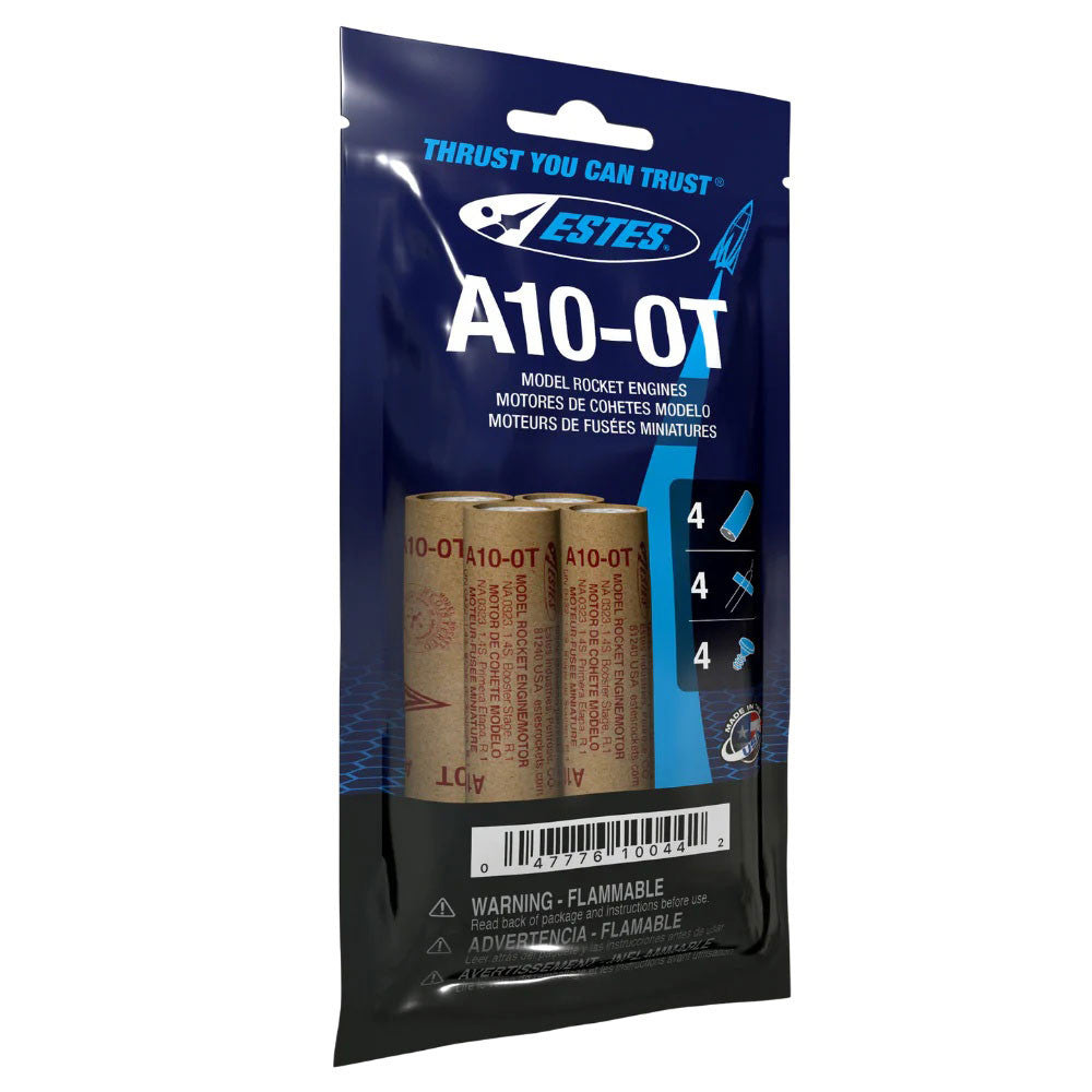 Image of A10-0T Model Rocket Engines, (4pk)